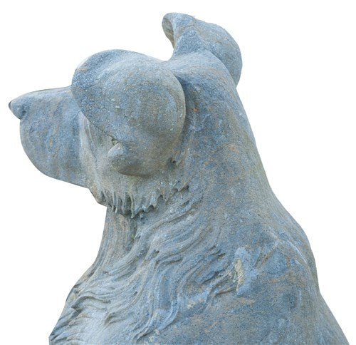 Biscottini Statua in pietra L45xPR55XH100 raffigurante border Offerta Speciale Qualità