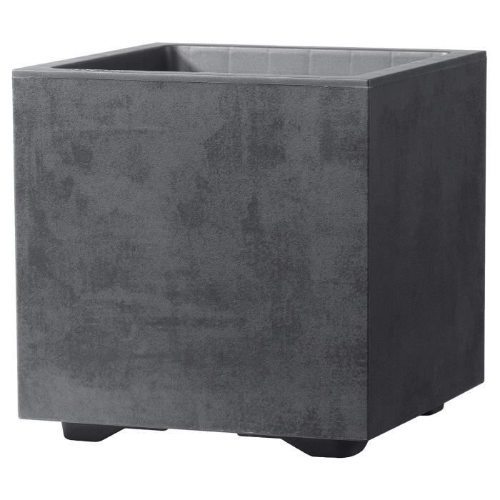Vaso Cubo - DEROMA - Millennium R - Antracite - Con riserva d&