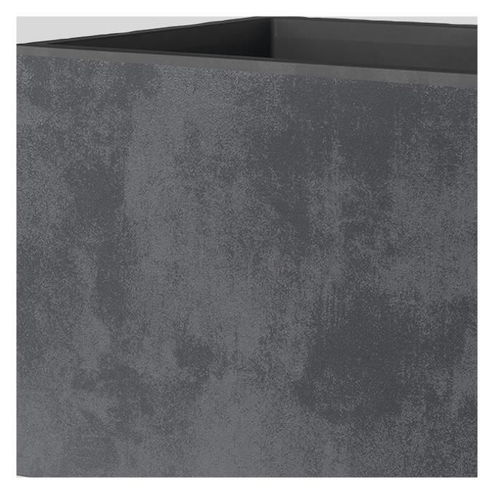Vaso Cubo - DEROMA - Millennium R - Antracite - Con riserva d&