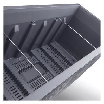 Fioriera Muret - DEROMA - Millennium R - Antracite - Con riserva d'acqua - Ruote - 99 cm