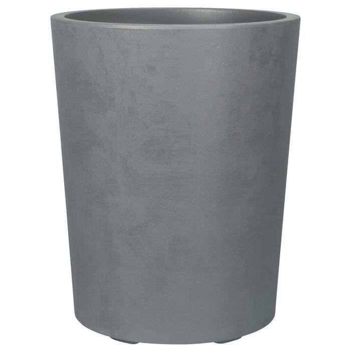Vaso per fiori - DEROMA - Millennium R - Grigio cenere - Con riserva d&