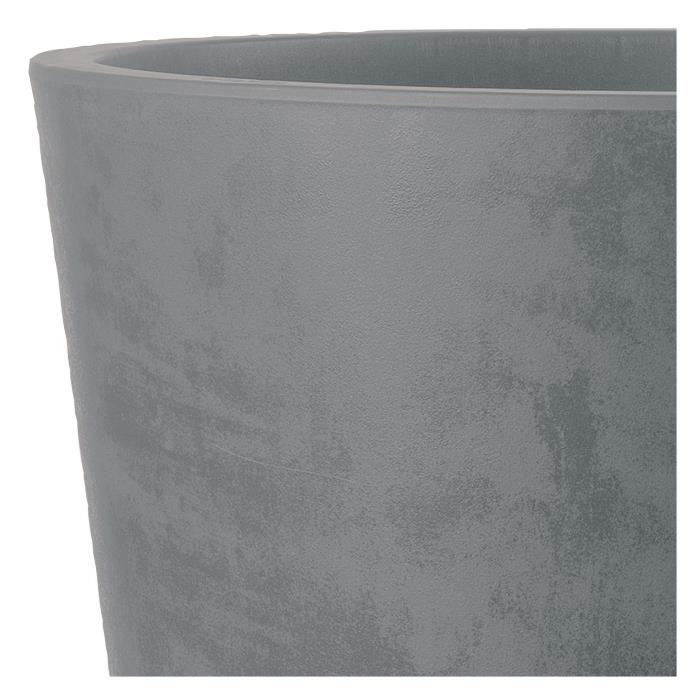 Vaso per fiori - DEROMA - Millennium R - Grigio cenere - Con riserva d&