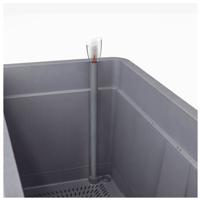 Vaso da fiori Cube - DEROMA- Cosmo - Antracite - Con riserva d&