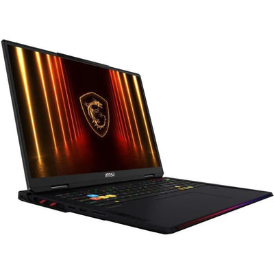 PC portatile da gioco - MSI - Raider 18 HX AI - 18 UHD+ MiniLED 120Hz - i9-285HX - 64 GB RAM - 4 TB SSD - RTX 5080 - Windows 11