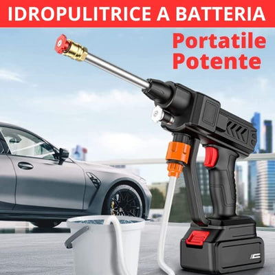 Idropulitrice Batteria Senza Fili Portatile 50 PSI Ricaricabile 48V 1500mAh