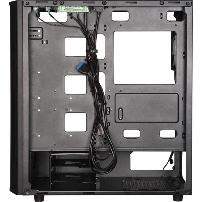 Case PC - BITFENIX - Sabre Mesh FRGB - Medium Tower - ATX - Nero - Frontale in vetro temperato e Mesh