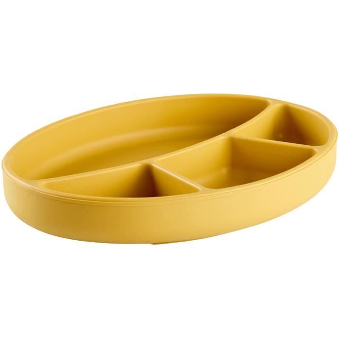 CONFEZIONE PASTO IN SILICONE - GIALLO MIELE
