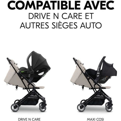Adattatori universali Cosy - HAUCK - Per passeggino TRAVEL N CARE / PLUS - Nero