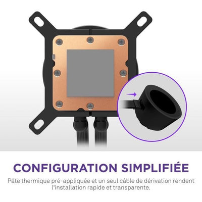 Raffreddamento ad acqua - NZXT - RL-KN360-B2 - Kraken Plus 360 - Schermo LCD personalizzabile da 1,54" - Nero