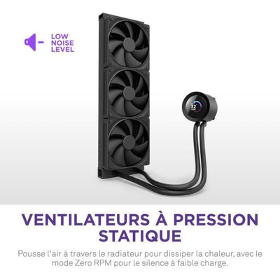 Raffreddamento ad acqua - NZXT - RL-KN360-B2 - Kraken Plus 360 - Schermo LCD personalizzabile da 1,54" - Nero