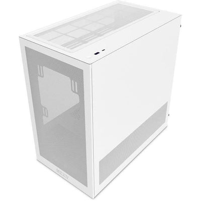 Case mid-tower Micro-ATX - NZXT - H3 Flow - Flusso d'aria eccezionale - Bianco - GPU di grande formato