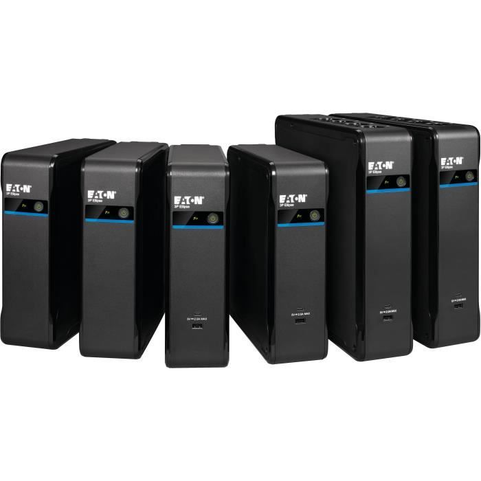 UPS - EATON - 3P Ellipse 3P1300UF - Per PC professionale o terminale POS - Protezione da sovratensioni - 1300VA - 840W