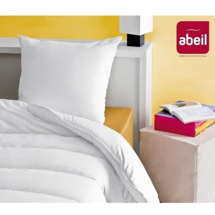 ABEIL Set di 2 morbidi cuscini - 60 x 60 cm - Bianco