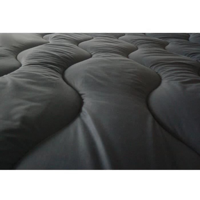 ABEIL Piumino bicolore - 140 x 200 cm - Bianco e grigio