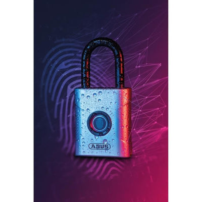 Lucchetto con impronta digitale - ABUS - 57/45 Touch - Apertura con impronta digitale - Resistente agli agenti atmosferici