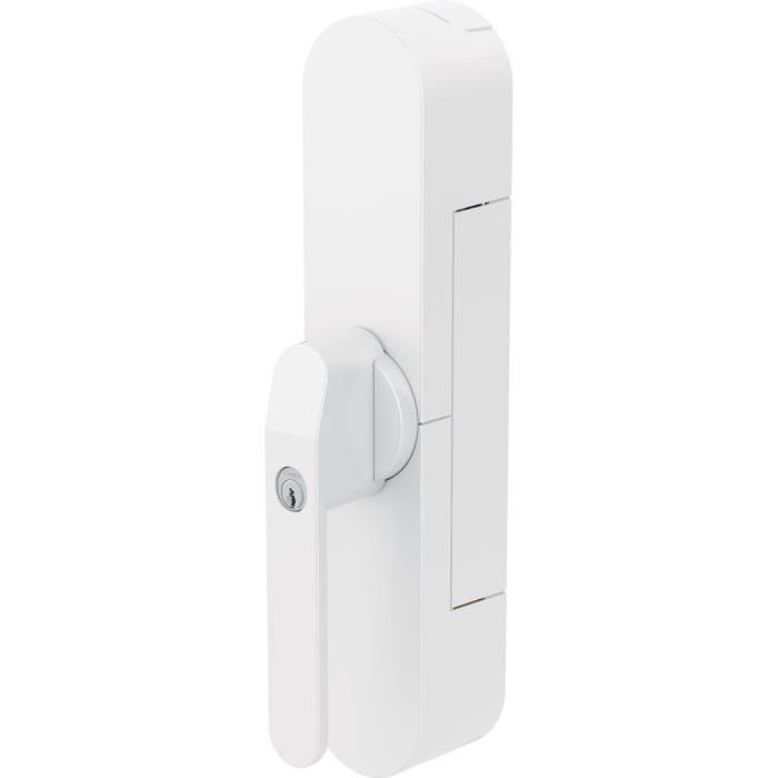 Serratura di sicurezza per porta terrazza - ABUS - WINTECTO One FCA4100 W - Tecnologia SmartX, sensore di allarme 3D, controllo tramite app