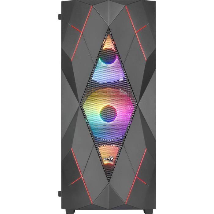 Case PC - AEROCOOL - Volcan G v1 (Nero) - Tower medio - Formato ATX - Senza alimentatore