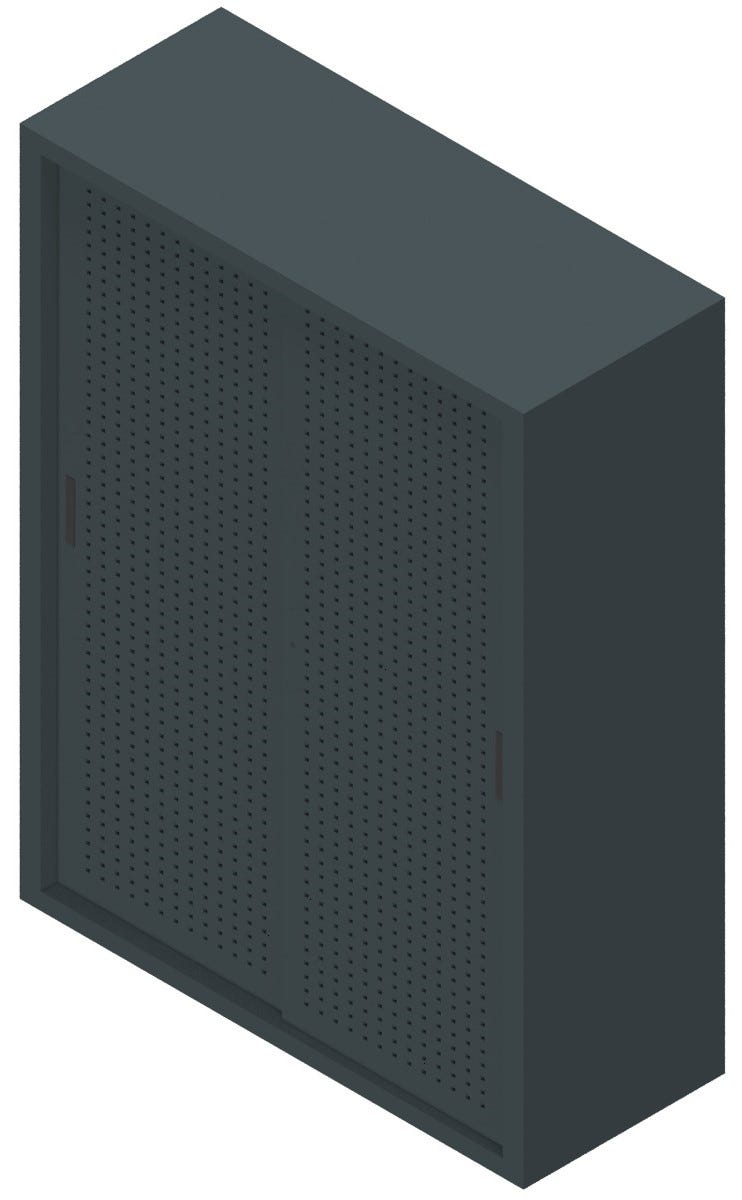 Armadio archivio fascicoli e documenti a piani cm. 150x60x200H