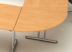 Angolo di 90 per scrivanie cm. 80x80