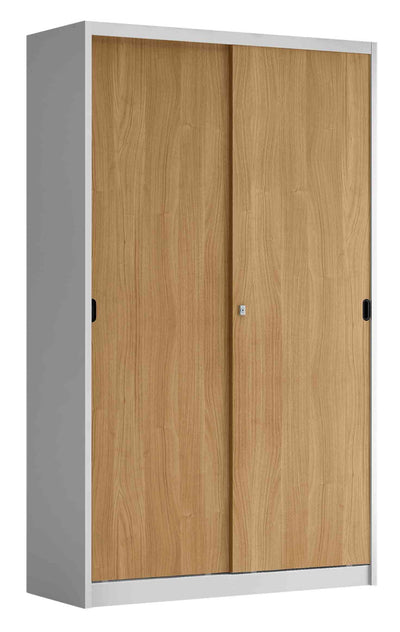 Armadio metallico verniciato scorrevole per ufficio operativo cm. 180x45x200h