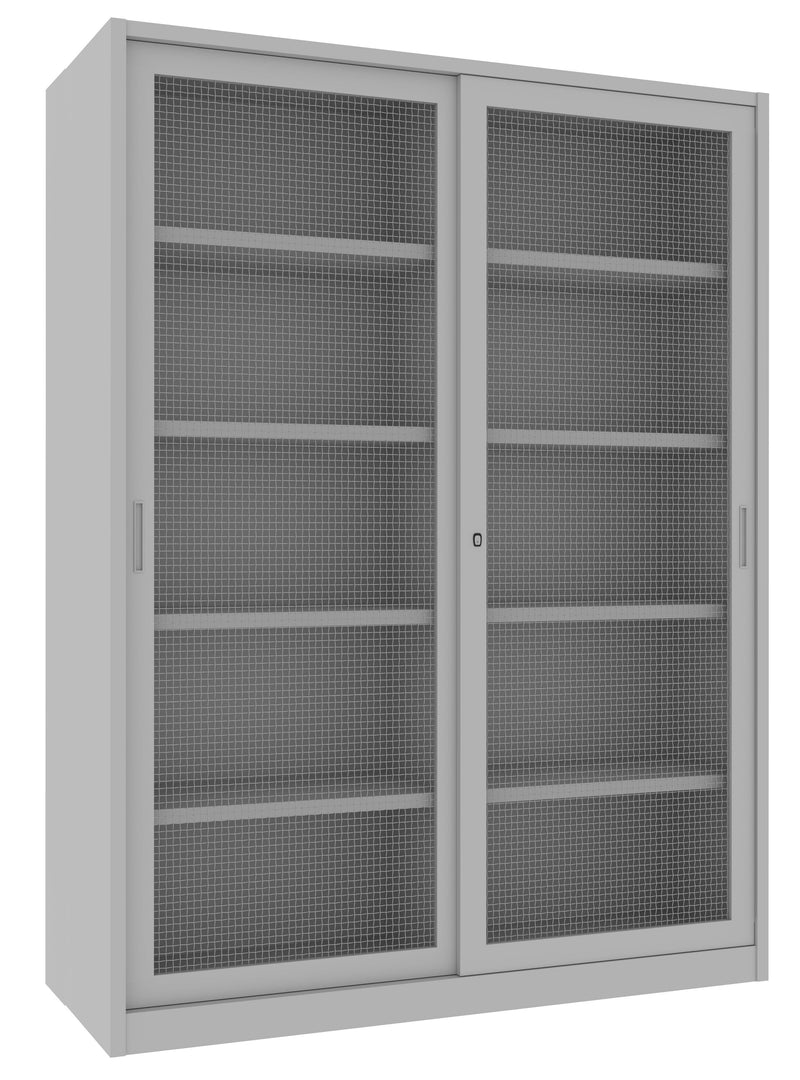 Armadio archiviazione da ufficio in metallo con piani interni cm. 150x60x200H