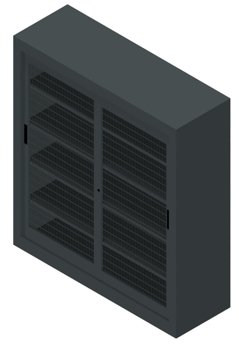 Armadio archiviazione da ufficio in metallo con piani interni cm. 150x60x200H