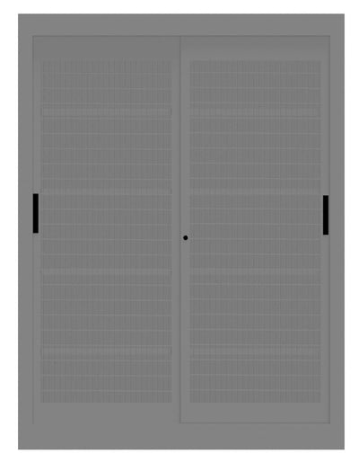 Armadio archiviazione da ufficio in metallo con piani interni cm. 150x60x200H
