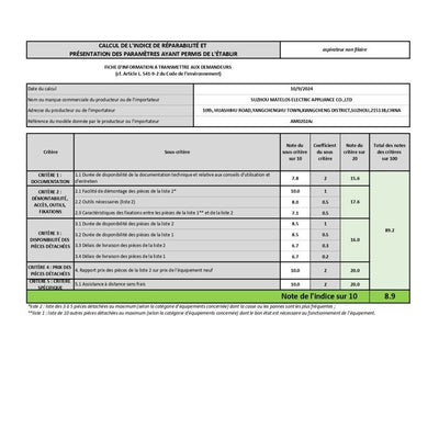 ARTHUR MARTIN -AM0202AC - Aspirapolvere senza fili - 150 W - 40 min - Include 2 batterie rimovibili - 0,7 L - Blu