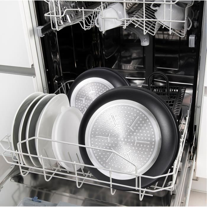 Batteria di cottura 10 camere Arthur Martin - Aluminio - Tutte le luci tranne l&