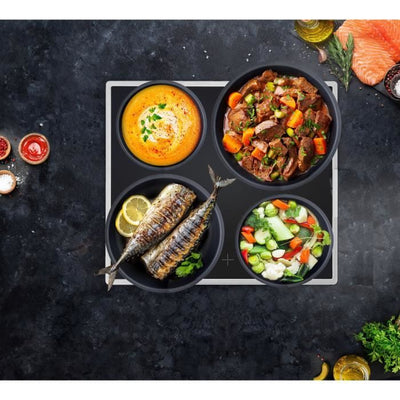 Arthur Martin AM1502 Set pentole 15 pezzi - manico estraibile effetto legno - tutte le fonti di calore compresa l'induzione