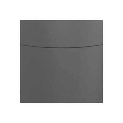 Pentola floreale e rotondo rotondo rotondo - plastica - serbatoio dell'acqua - 35 cm di diametro - antracite - artevasi
