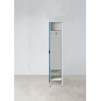 Armadio spogliatoio in laminato stratificato HPL ad 1 posto certificato per uso alimentare cm. 40x50x200h