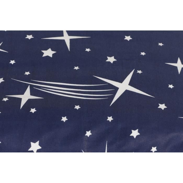 Completo letto - 1 copripiumino 220 x 240 cm + 2 federe 60 x 60 cm - 65% cotone, 35% poliestere - Bianco