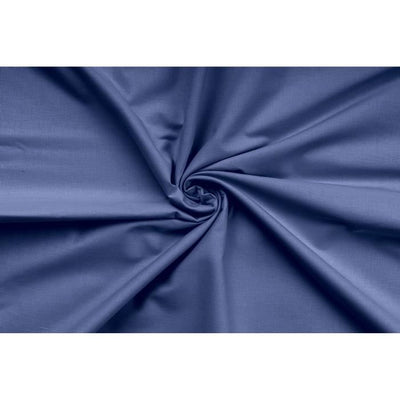 Completo letto - 1 copripiumino 220 x 240 cm + 2 federe 60 x 60 cm - 100% cotone rinforzato - Blu
