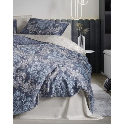 Completo letto - 1 copripiumino 220 x 240 cm + 2 federe 60 x 60 cm - 100% raso di cotone - Beige