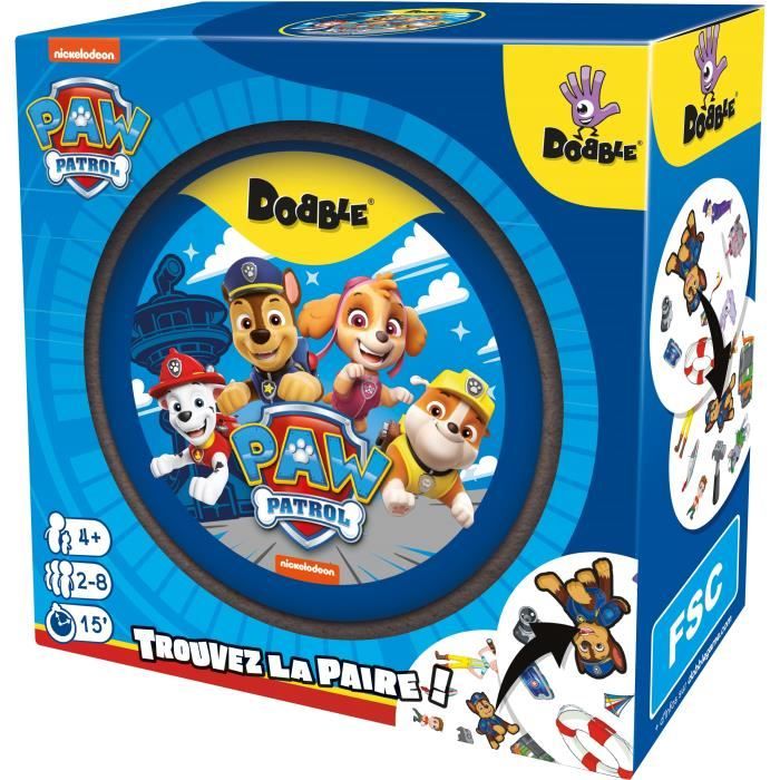 Dobble: Paw PatrolZygomatic - Gioco da tavolo - 5 minigiochi - dai 6 anni