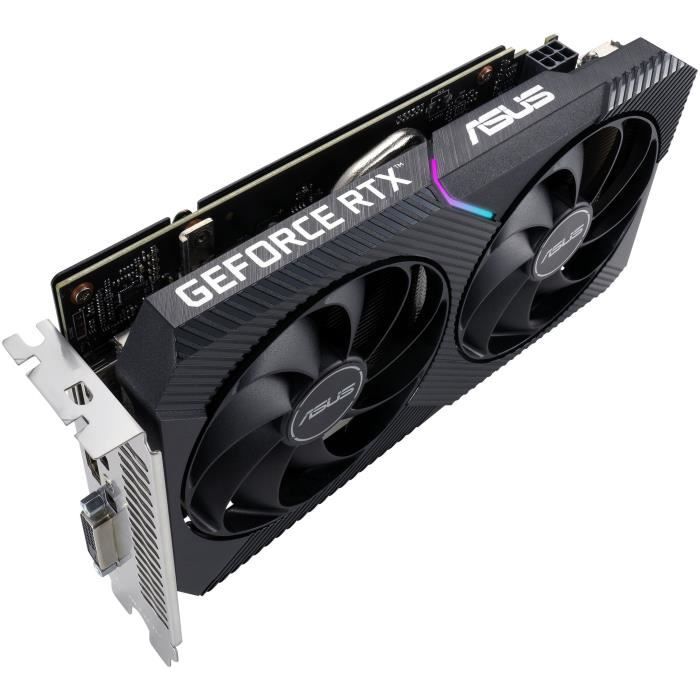 Scheda grafica - ASUS - Doppia - RTX 3050 - 8 GB GDDR6 - PCI Express 4.0 - Risoluzione 7680x4320