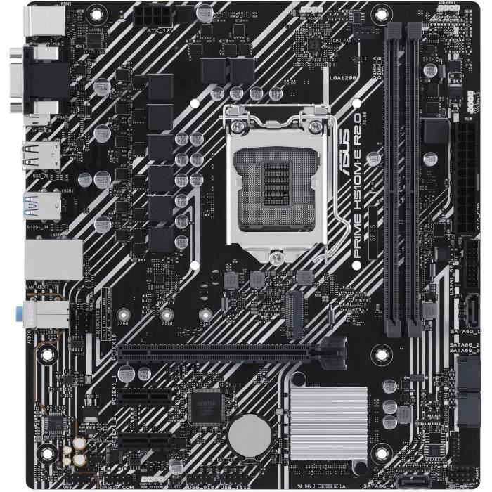 Scheda madre - ASUS - PRIME H510M-E R2.0 - LGA 1200 - DDR4 - micro ATX
