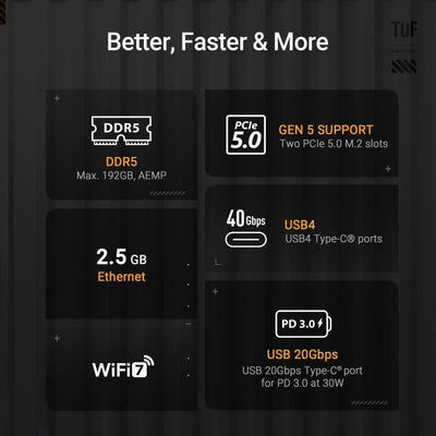 Scheda madre - ASUS - TUF GAMING X870-PLUS WIFI