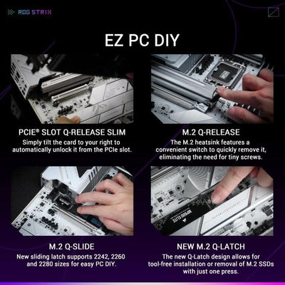 Scheda madre - ASUS - STRIX Z890-A GAMING WIFI - Presa 1851 - DDR5 SDRAM - M.2 PCIe 5.0