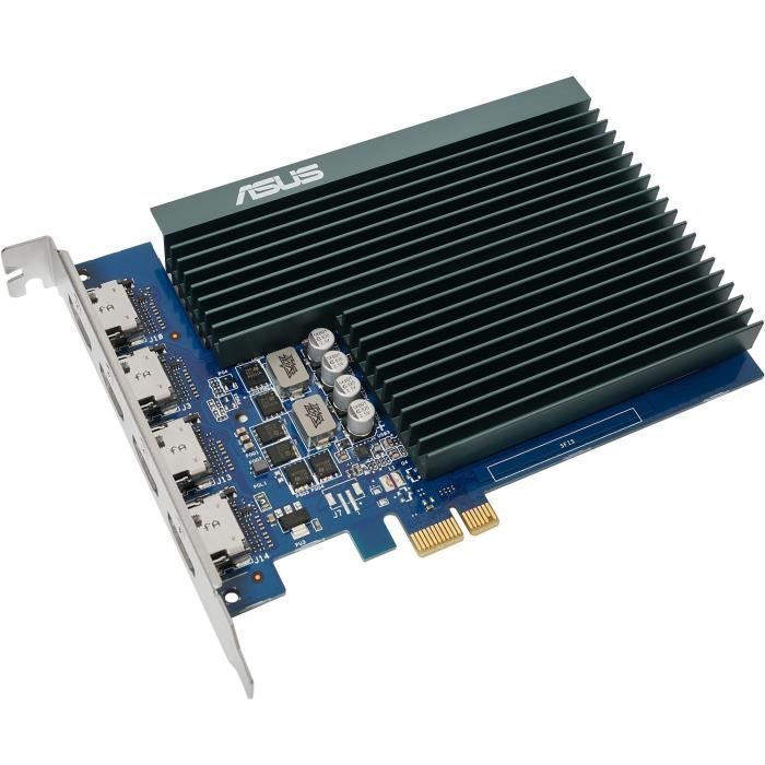 Tarjeta gráfica - ASUS - GT730-4H-SL-2GD5 - NVIDIA GeForce GT 730 - 2 GB GDDR5 - Refrigeración pasiva