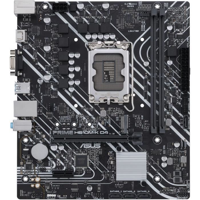 Placa base ASUS PRIME H610M-K D4 - LGA 1700 - DDR4 - micro ATX