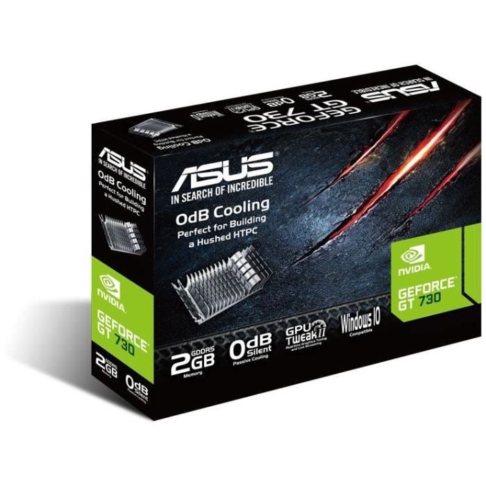 Scheda grafica - ASUS - GT730-SL-2GD5-BRK NVIDIA GeForce GT 730 2 GB GDDR5