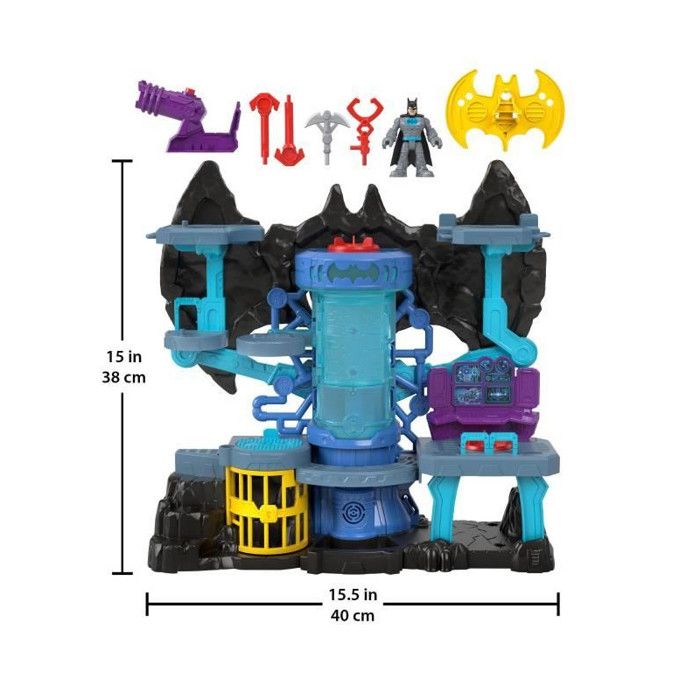 Batcave Bat-Tech Imaginext DC Super Friends Box Set di Fisher-Price - Imaginext - Action Figure - GYV24