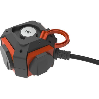 Power Globe - QUARX - IP44 - 4 prese, interruttore, cavo da 3 m