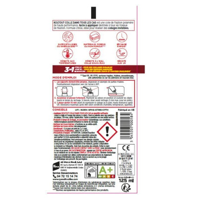 Colla fissante e sigillante - CYANOLIT - Crystal - Tubetto da 125 ml - Trasparente - Pratica e flessibile