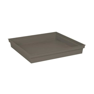 Sottovaso quadrato EDA Tuscany - 40 cm - Tortora
