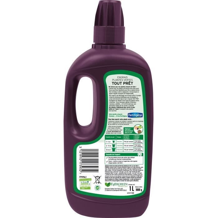 FERTILIGENE Fertilizzante per piante verdi - 1 L