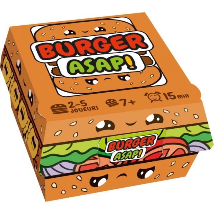 Burger ASAP - Asmodee - Gioco di velocità - Bambini di 7 anni