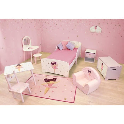 Box di giocattoli in legno - ballerina ballerina - Fun House - H.40 X L.58 X D.36 cm